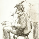 Pascal, drawn by Walter van Dieren